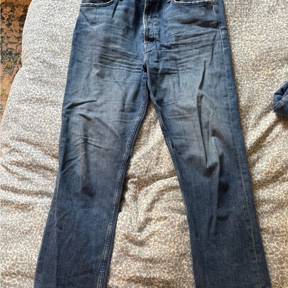 Mother Denim The Tomcat Ankle Fray - Out of Town size 31